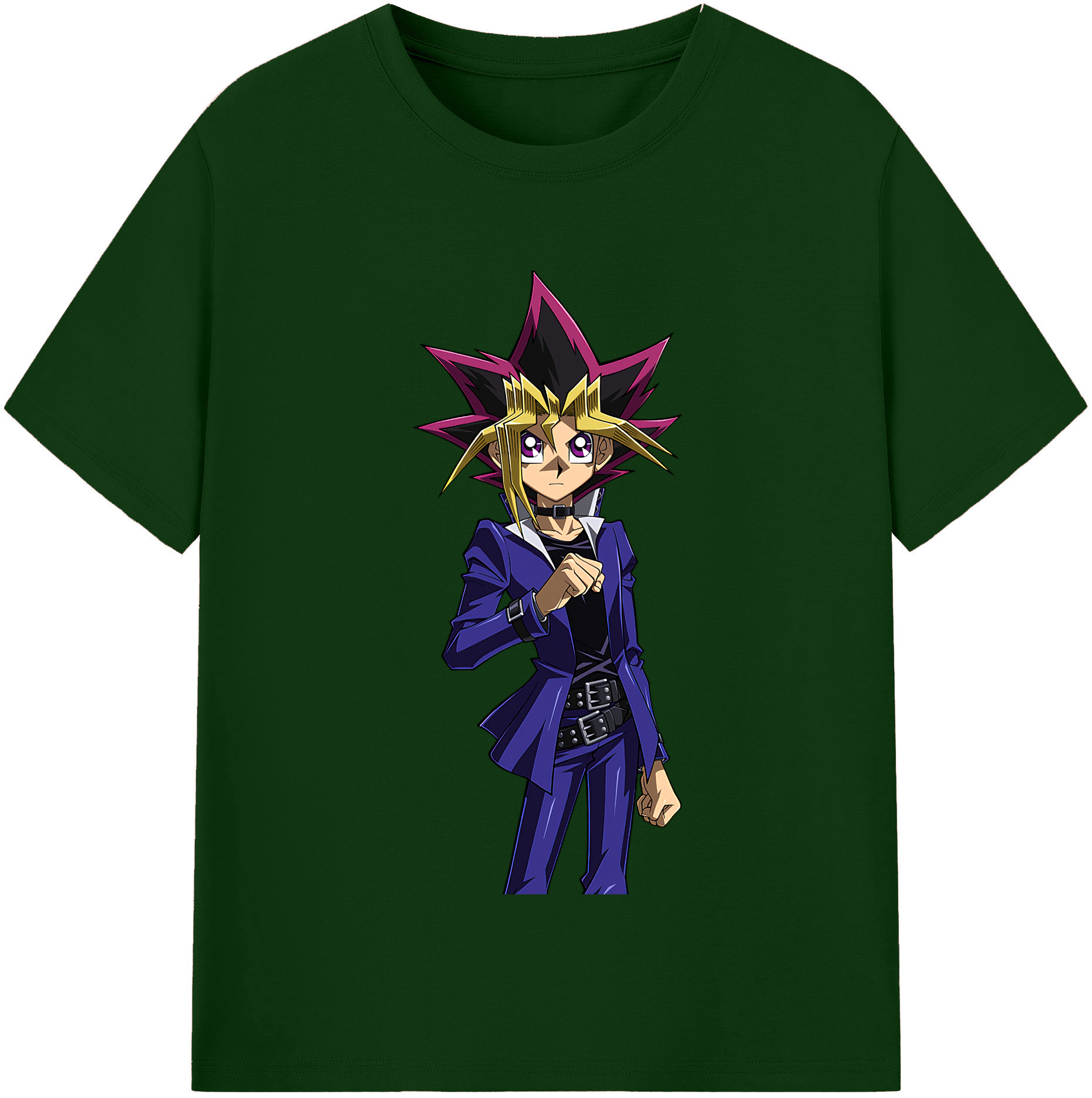 （画像用） 遊☆戯☆王 Yu-Gi-Oh! 綿100％半袖Tシャツ（フロントプリント）